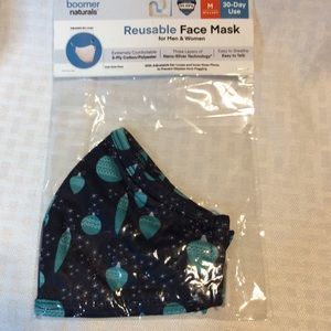 Boomer Natural Reusable Face Mask Unisex Size M